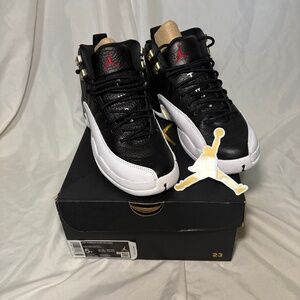 Size 5Y Nike Air Jordan 12 Retro Playoffs GS 153265-006 With Box/Sticker NEW